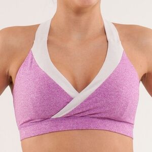 Lululemon Deep Breath Bra (First Release) Heathered Ultra Violet Women's Size 6